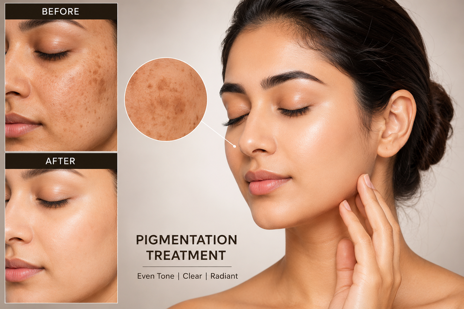 Pigmentation therapy approach and treatments at Venus Aesthetic World Barnala