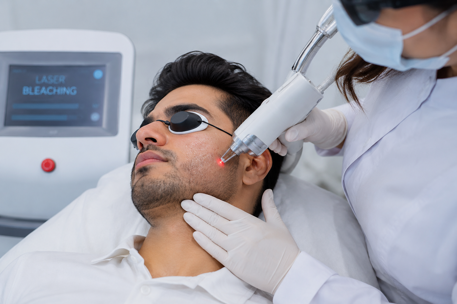 Laser bleaching and skin brightening treatment in Barnala at Venus Aesthetic World