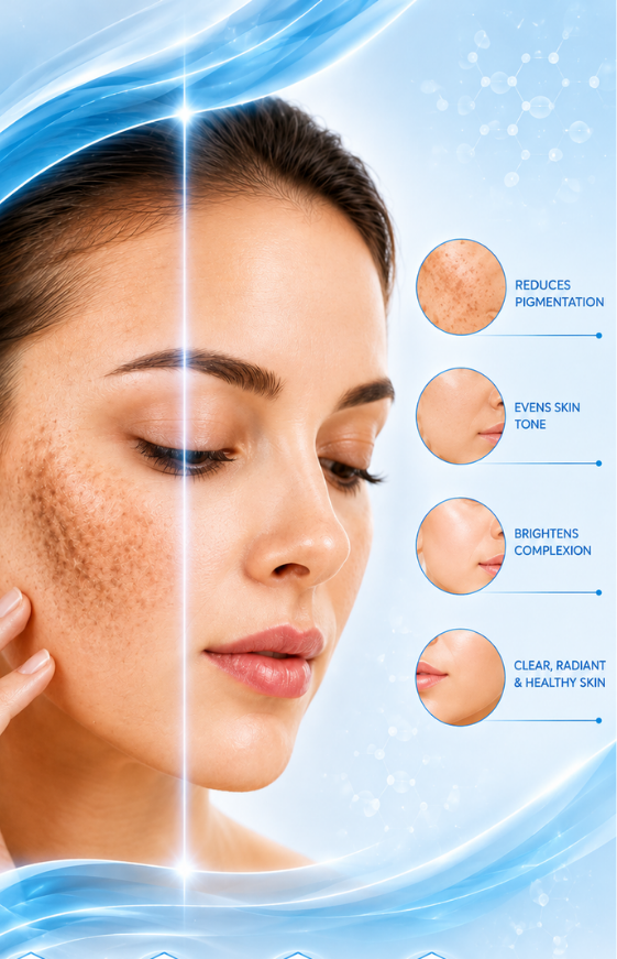 Pigmentation therapy session for even-toned skin in Barnala at Venus Aesthetic World