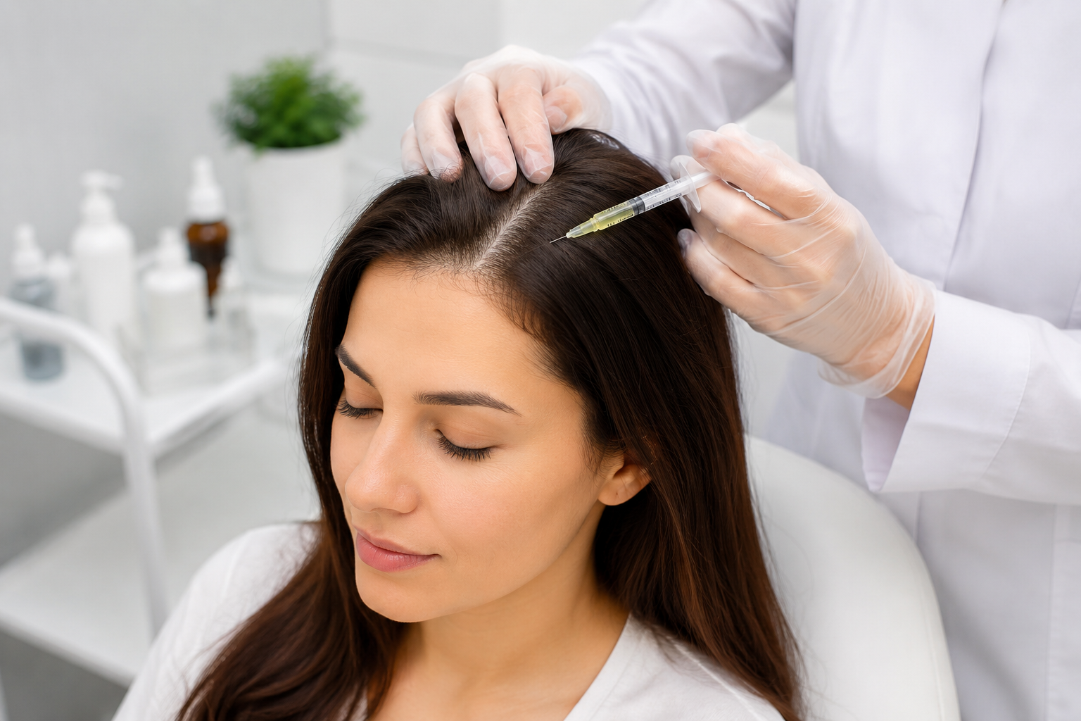 Scalp assessment for hair fall causes in Barnala clinic